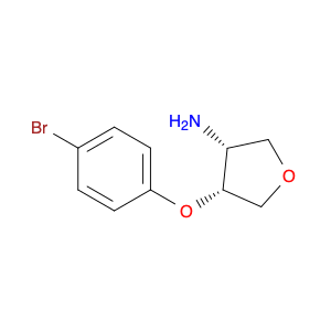 1258963-52-8 (3R,4R)-rel-4-(4-bromophenoxy)oxolan-3-amine