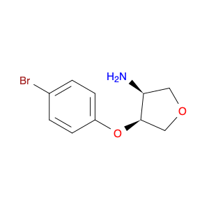 1258963-53-9 3-Furanamine, 4-(4-bromophenoxy)tetrahydro-, (3S,4S)-