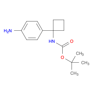 Carbamic acid, N-[1-(4-aminophenyl)cyclobutyl]-, 1,1-dimethylethyl ester