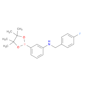 1259285-59-0 N-(4-fluorobenzyl)-3-(4,4,5,5-tetramethyl-1,3,2-dioxaborolan-2-yl)aniline