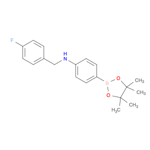 1259285-60-3 N-(4-fluorobenzyl)-4-(4,4,5,5-tetramethyl-1,3,2-dioxaborolan-2-yl)aniline