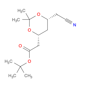 1,3-Dioxane-4-acetic acid, 6-(cyanomethyl)-2,2-dimethyl-, 1,1-dimethylethyl ester, (4R,6R)-