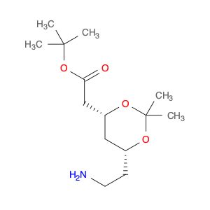 125995-13-3 1,3-Dioxane-4-acetic acid, 6-(2-aminoethyl)-2,2-dimethyl-, 1,1-dimethylethyl ester, (4R,6R)-