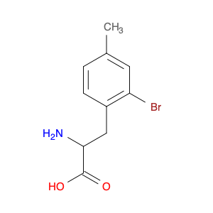 1259986-39-4 2-Amino-3-(2-bromo-4-methylphenyl)propanoic acid