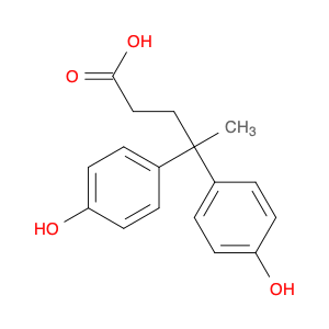 Benzenebutanoic acid, 4-hydroxy-γ-(4-hydroxyphenyl)-γ-methyl-