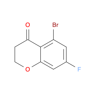 4H-1-Benzopyran-4-one, 5-bromo-7-fluoro-2,3-dihydro-