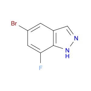 1260381-83-6 1H-Indazole, 5-bromo-7-fluoro-