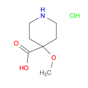 4-Piperidinecarboxylic acid, 4-methoxy-, hydrochloride (1:1)