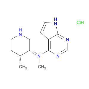 1260590-51-9 7H-Pyrrolo[2,3-d]pyrimidin-4-amine, N-methyl-N-[(3R,4R)-4-methyl-3-piperidinyl]-, hydrochloride (1:1)