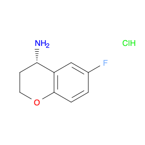 2H-1-Benzopyran-4-amine, 6-fluoro-3,4-dihydro-, hydrochloride (1:1), (4S)-