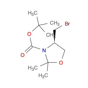 1260610-79-4 3-Oxazolidinecarboxylic acid, 4-(bromomethyl)-2,2-dimethyl-, 1,1-dimethylethyl ester, (4R)-