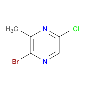 Pyrazine, 2-bromo-5-chloro-3-methyl-