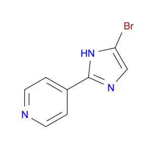 Pyridine, 4-(5-bromo-1H-imidazol-2-yl)-