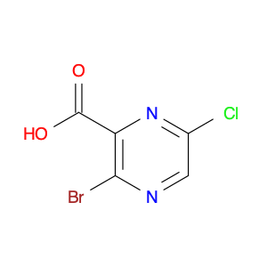 2-Pyrazinecarboxylic acid, 3-bromo-6-chloro-