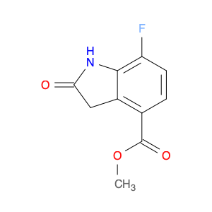 1H-Indole-4-carboxylic acid, 7-fluoro-2,3-dihydro-2-oxo-, methyl ester