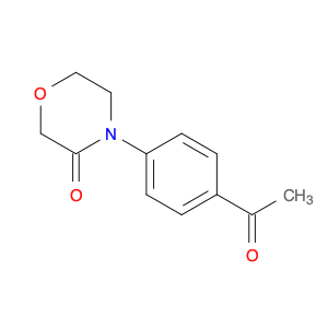 3-Morpholinone, 4-(4-acetylphenyl)-