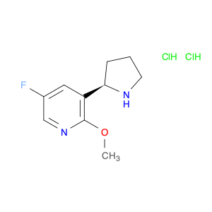 1260845-81-5 (R)-5-fluoro-2-methoxy-3-(pyrrolidin-2-yl)pyridine dihydrochloride