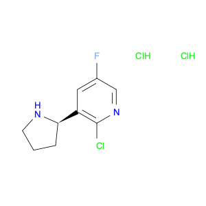 1260847-45-7 3-((2R)PYRROLIDIN-2-YL)-2-CHLORO-5-FLUOROPYRIDINE DIHYDROCHLORIDE