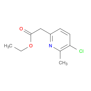 1261771-88-3 ethyl 2-(5-chloro-6-methyl-2-pyridyl)acetate