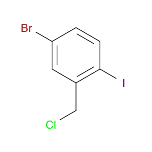 Benzene, 4-bromo-2-(chloromethyl)-1-iodo-