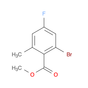 1262396-04-2 Benzoic acid, 2-bromo-4-fluoro-6-methyl-, methyl ester