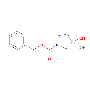 1-Pyrrolidinecarboxylic acid, 3-hydroxy-3-methyl-, phenylmethyl ester