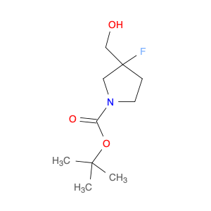 1-Pyrrolidinecarboxylic acid, 3-fluoro-3-(hydroxymethyl)-, 1,1-dimethylethyl ester
