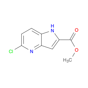 1H-Pyrrolo[3,2-b]pyridine-2-carboxylic acid, 5-chloro-, methyl ester