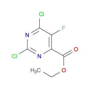 4-Pyrimidinecarboxylic acid, 2,6-dichloro-5-fluoro-, ethyl ester