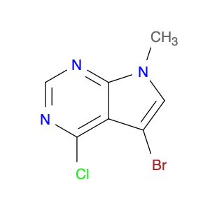 1266343-30-9 7H-Pyrrolo[2,3-d]pyrimidine, 5-bromo-4-chloro-7-methyl-