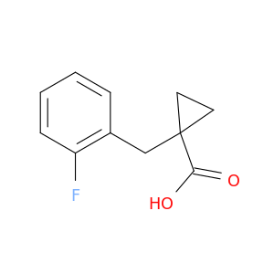 1-[(2-fluorophenyl)methyl]cyclopropane-1-carboxylic acid