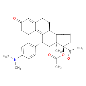 126784-99-4 (11β)-17-(Acetyloxy)-11-[4-(dimethylamino)phenyl]-19-norpregna-4,9-diene-3,20-dione