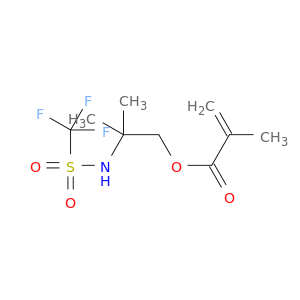 1268257-44-8 2-Propenoic acid, 2-methyl-, 2-methyl-2-[[(trifluoromethyl)sulfonyl]amino]propyl ester