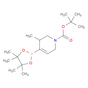 1268816-61-0 1(2H)-Pyridinecarboxylic acid, 3,6-dihydro-3-methyl-4-(4,4,5,5-tetramethyl-1,3,2-dioxaborolan-2-yl)-, 1,1-dimethylethyl ester