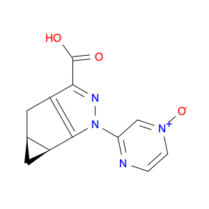 1268883-00-6 (2S,4S)-9-(4-oxidopyrazin-4-ium-2-yl)-8,9-diazatricyclo[4.3.0.0²⁴]nona-1(6),7-diene-7-carboxylic acid