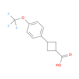 3-[4-(trifluoromethoxy)phenyl]cyclobutane-1-carboxylic acid