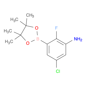 BenzenaMine, 5-chloro-2-fluoro-3-(4,4,5,5-tetraMethyl-1,3,2-dioxaborolan-2-yl)-