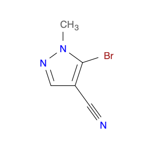 1H-Pyrazole-4-carbonitrile, 5-bromo-1-methyl-