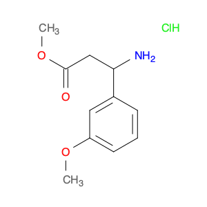 1269634-11-8 methyl DL-3-amino-3-(3-methoxyphenyl)propanoate hydrochloride