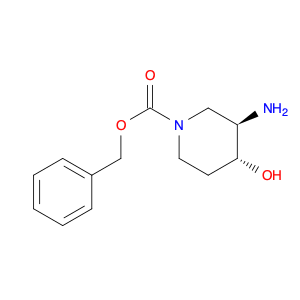 1270497-22-7 1-Piperidinecarboxylic acid, 3-amino-4-hydroxy-, phenylmethyl ester, (3R,4R)-