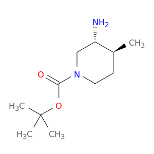 1-Piperidinecarboxylic acid, 3-amino-4-methyl-, 1,1-dimethylethyl ester, (3R,4S)-rel-