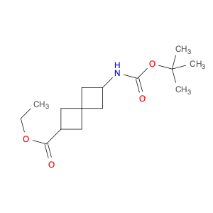 Spiro[3.3]heptane-2-carboxylic acid, 6-[[(1,1-dimethylethoxy)carbonyl]amino]-, ethyl ester