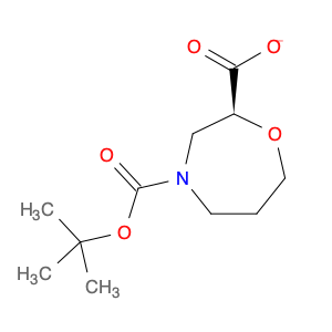 1,4-Oxazepine-2,4(5H)-dicarboxylic acid, tetrahydro-, 4-(1,1-dimethylethyl) ester, (2S)-