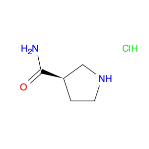 3-Pyrrolidinecarboxamide, hydrochloride (1:1), (3R)-