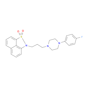 127625-29-0 2H-Naphth[1,8-cd]isothiazole, 2-[3-[4-(4-fluorophenyl)-1-piperazinyl]propyl]-, 1,1-dioxide