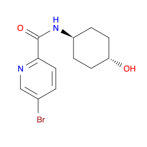 1279028-26-0 5-Bromo-N-(trans-4-hydroxycyclohexyl)-2-pyridinecarboxamide