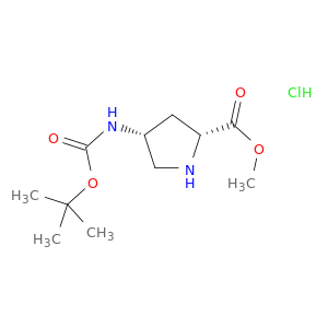 1279038-36-6 D-Proline, 4-[[(1,1-dimethylethoxy)carbonyl]amino]-, methyl ester, hydrochloride (1:1), (4R)-