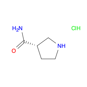 3-Pyrrolidinecarboxamide, hydrochloride (1:1), (3S)-