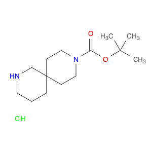 2,9-Diazaspiro[5.5]undecane-9-carboxylic acid, 1,1-dimethylethyl ester, hydrochloride (1:1)