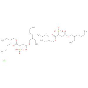 128-49-4 Butanedioic acid,2-sulfo-, 1,4-bis(2-ethylhexyl) ester, calcium salt (2:1)